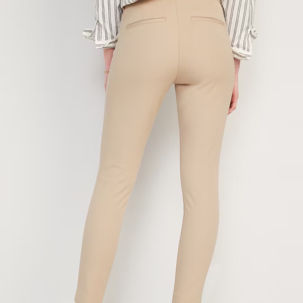 Women's Tan Slim Fit Pants